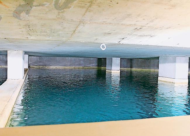 Glasklar. Das Reservoir Kilchmatten fasst 1200 Kubikmeter Wasser.