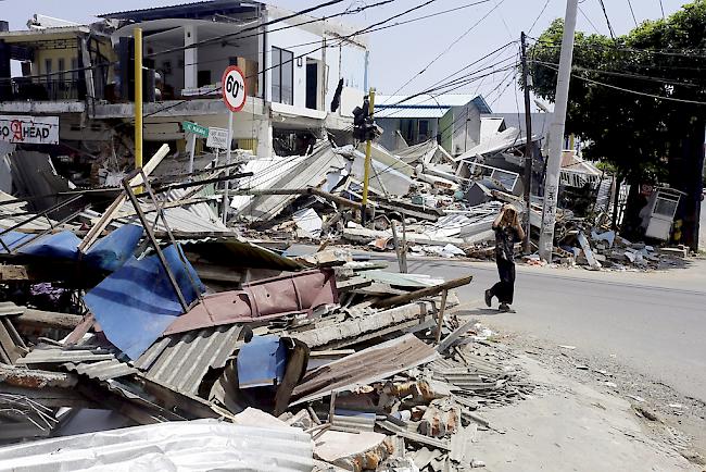 Die Insel Lombok wurde während mehrerer Tage von einer Erdbebenserie heimgesucht. 
