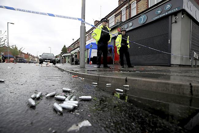 Nach einer Schiesserei in Manchester mussten zehn Verletzte in Spitäler behandelt werden.
