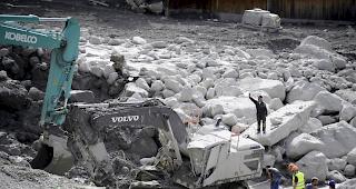 Beim Bergsturz am Piz Cengalo im August letzten Jahres st&uuml;rzten 3,1 Millionen Kubikmeter Fels ins Seitental Bondasca.&nbsp;