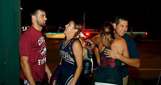 Die Sch&uuml;sse l&ouml;sten Panik unter den Zuschauern aus.