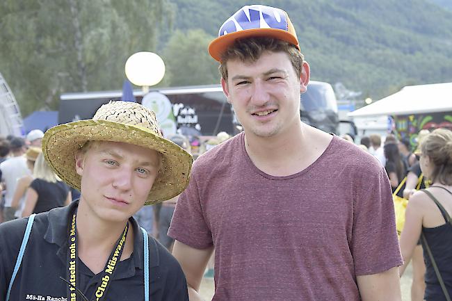 Thomas Natter (24) und Jonas Passert (20) aus Luzern.