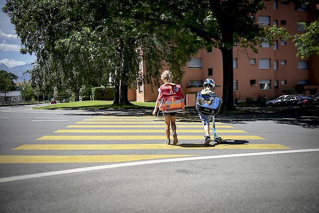 Die Kampagne zur Strassenverkehrssicherheit der Walliser Kantonspolizei geht weiter.