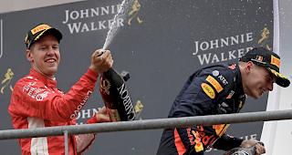 Sebastian Vettel gewann im Ferrari &uuml;berlegen den Grand Prix von Belgien. Der Deutsche siegte vor Weltmeister und WM-Leader Lewis Hamilton im Mercedes.