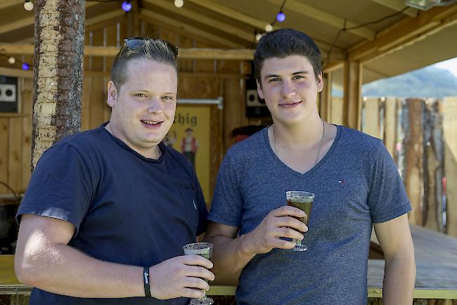 Martin Juon (23), Brigerbad, und Flavio In Albon (24), Eggerberg.