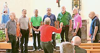 Nachhaltiges Projekt. Der vereinseigene Chor pr&auml;sentiert dem Publikum die Errungenschaften.