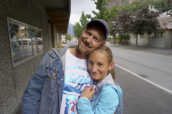 Sven (47) und Leni (13) Kielblock, Visp.