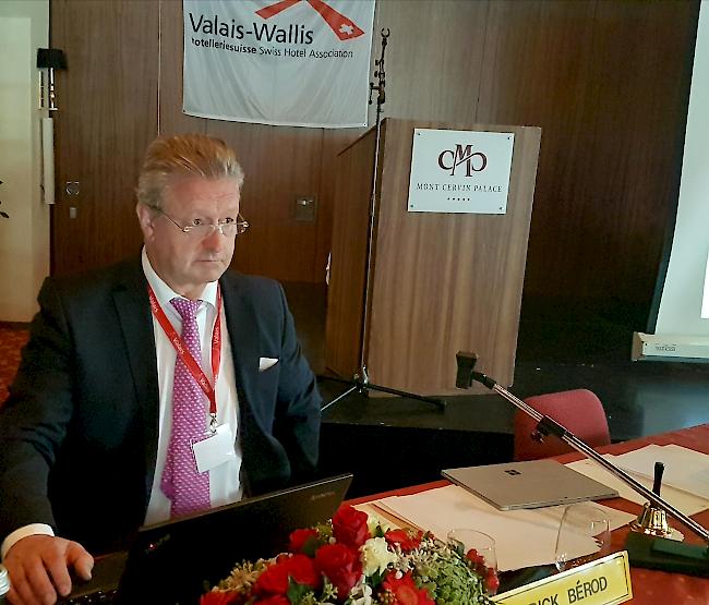 Patrick Bérod, Direktor des Walliser Hoteliers-Vereins.