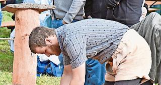 Ambitioniert. Yannick Squaratti, technischer Leiter der Aktivschwinger im Schwingklub Oberwallis.Foto wb