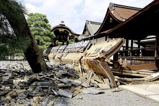 Viele Schäden. «Jebi», der 21. Taifun der Saison, war der stärkste Wirbelsturm seit rund einem Vierteljahrhundert, der auf das japanische Archipel traf.