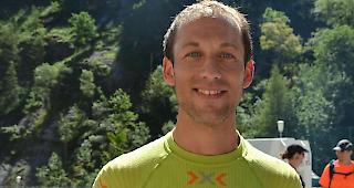 Sascha Hosennen erreichte das Ziel in Gr&auml;chen als Zweiter.