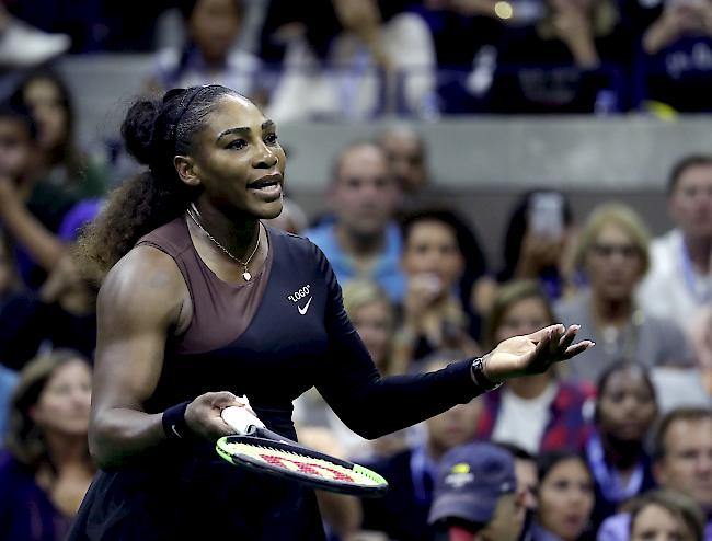 Kein 24. Grand-Slam. Serena Williams verliert den US-Open-Final in New York gegen die Japanerin Naomi Osaka mit 2:6, 4:6.