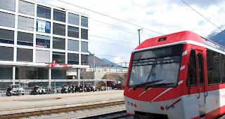 Die Z&uuml;ge der MGBahn in Richtung Goms fahren wieder nach Fahrplan.