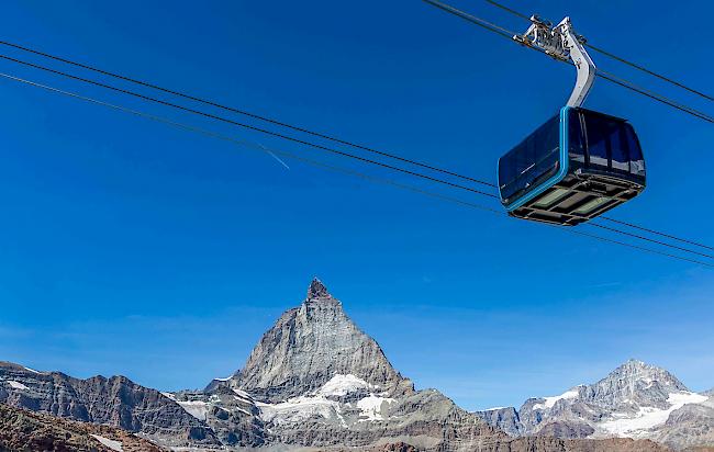 Geht Ende September in Betrieb: die höchste Dreiseilumlaufbahn der Welt auf das Klein Matterhorn. 