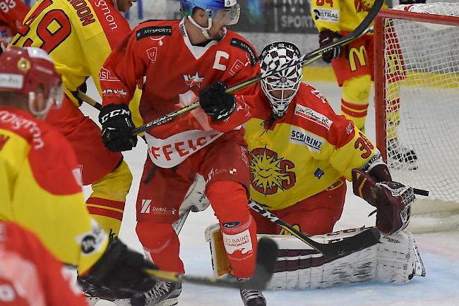 Gailland gegen den starken Siders-Keeper Giovannini, der Captain des HC Valais-Chablais traf erst kurz vor Schluss zum bedeutungslosen 4:6.