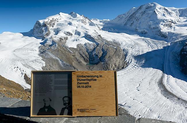Die Gemeinde Zermatt und der Kanton Wallis benannten die Ostspitze am 6. Oktober 2014 zu Ehren des Gründers des Roten Kreuzes, Henry Dunant, in Dunantspitze um.
