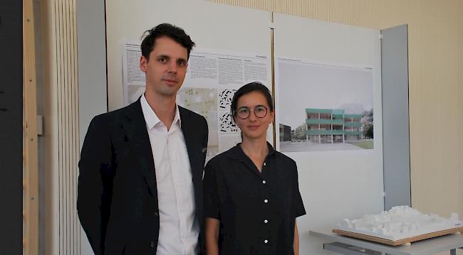 So sehen Sieger aus: Konrad Scheffer und Sarah Haubner vom Zürcher
Architekturbüro Office Oblique.