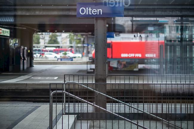 Die SBB-Neubaustrecke zwischen Bern und Olten ist nur beschränkt befahrbar.