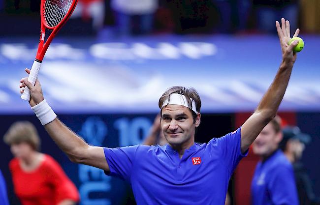 Federer hatte die Europäer am späten Sonntagabend mit einem hart erkämpften Sieg gegen John Isner in Führung gebracht.