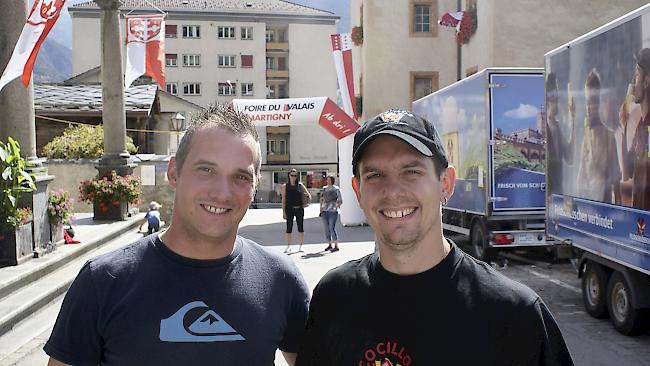 Rony Bärenfaller (36) und Andre Schmid (28), Naters.