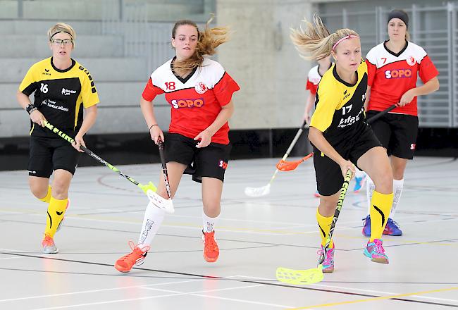 Erfolgreich. Die 1.-Liga-Damenmannschaft der UHC Visper Lions siegten zum Saisonauftakt gegen Skorpion Emmental Zollbrück II mit 3:2.