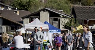 Auch in diesem Jahr war der P&uuml;ru-M&auml;rt in Turtmann wieder gut besucht.