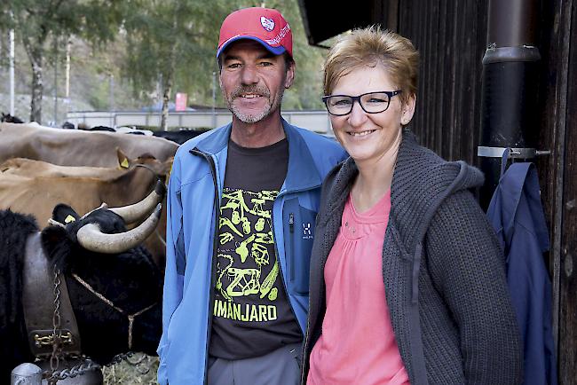 Patrick (51) und Petra (46) Imboden aus Oberems.