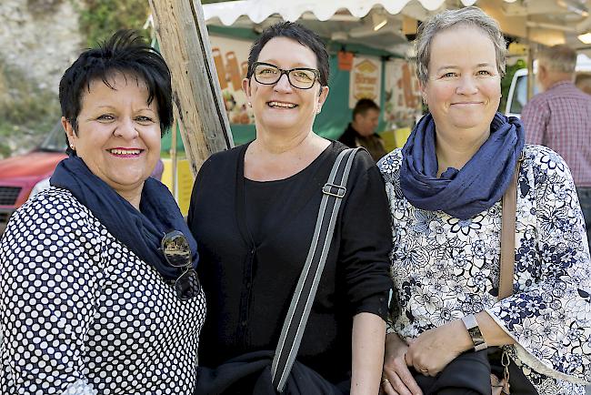 Jeannette Häfliger (56) aus Büron, Daniela Schnyder (56) aus Steg und Joli Roos (53) aus Buchs.