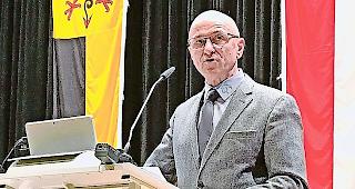 SSZV-Pr&auml;sident Alwin Meichtry (an der DV 2018 in Brig) tritt ab sofort von seinem Amt zur&uuml;ck.