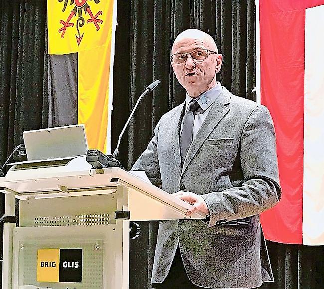SSZV-Präsident Alwin Meichtry (an der DV 2018 in Brig) tritt ab sofort von seinem Amt zurück.