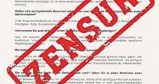 Das Interview mit Suchtberater Rieder wurde zensuriert.