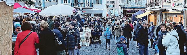 Auch dieses Jahr findet in Brig am 8. Dezember wieder ein Adventsevent statt.Foto BST