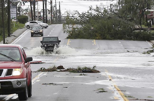 Gewaltig. Hurrikan «Michael« richtete an Floridas Küste grosse Schäden an.