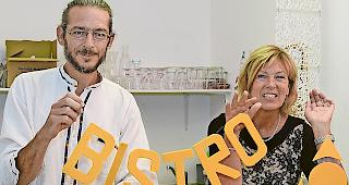 Engagiert. Alois Biner und Elly Eggel im Bistro &laquo;Zum runden Dreieck&raquo;.