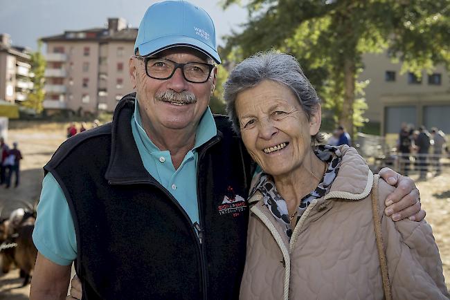 Luzi (72) und Marietta (73) Cavigilli-Hischier, Glis.