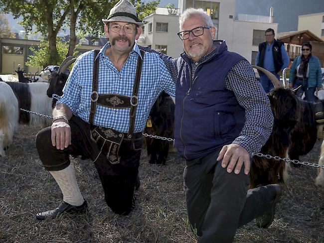 Peter Lüthi (52), Hausenmoos, Robert Schmid (64), Glis.