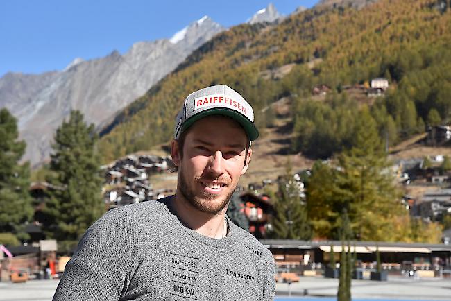 Elia Zurbriggen vor dem Saisonstart.