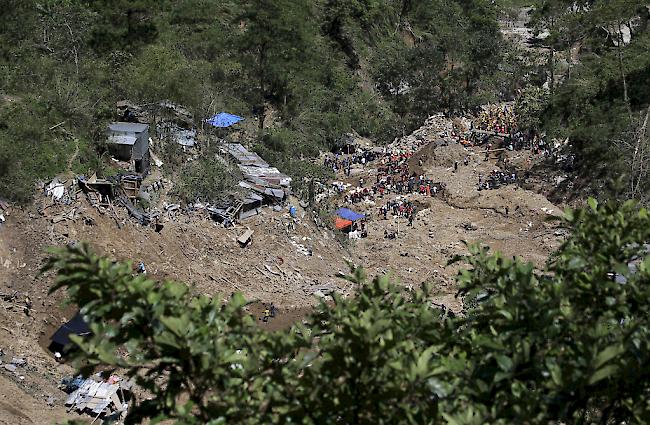 Bereits im September löste Taifun "Mangkhut" auf den Philippinen zahlreiche Erdrutsche und Sturzfluten aus. 