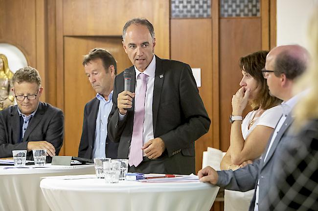 Staatsrat Christophe Darbellay wurde am vergangenen Freitag in den Hochschulrat der Schweizerischen Hochschulkonferenz gewählt (Archiv).