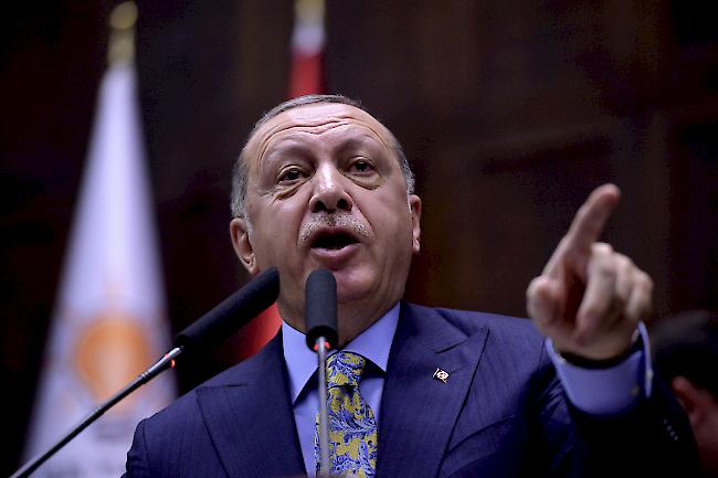 Mord an Journalist. Der türkische Präsident Erdogan macht die saudische Regierung für die Tötung des Journalisten Jamal Khashoggi verantwortlich.