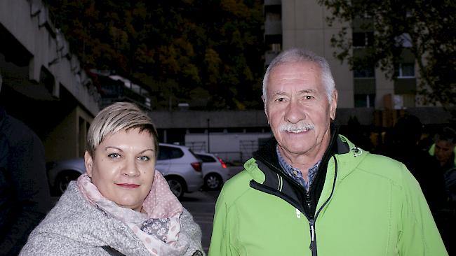 Tanja Mutter (44) und Peter Jossen (69), Naters.