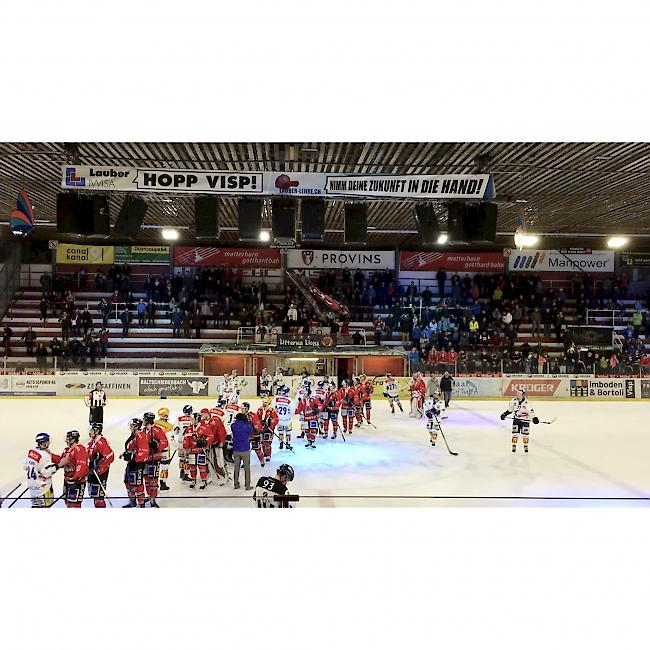 Heimmatch des EHC Visp.