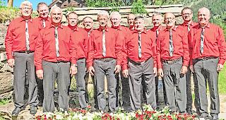 Gesang statt Fussball. Die &laquo;Penaltis&raquo; im 20. Jahr ihres Bestehens.Foto zvg