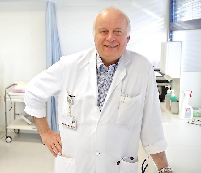 Prof. Nicolas Troillet, Direktor des Zentralinstituts der Spitäler (ZIS) und Chefarzt der Abteilung Infektionskrankheiten
