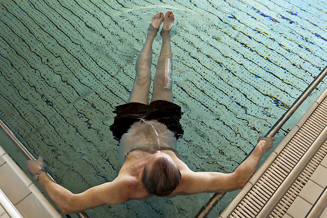 Mitte Juni 2013 ist ein Patient in einem Bassin der Suva-Rehabilitationsklinik in Sitten ums Leben gekommen (Symbolbild).