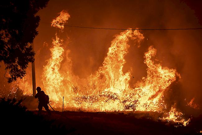 Bereits in diesem Sommer wüteten zahlreiche Grossbrände in Kalifornien (Archivbild). 