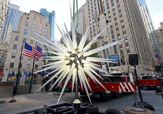 Der neue Swarovski-Stern ist heute in New York präsentiert worden.