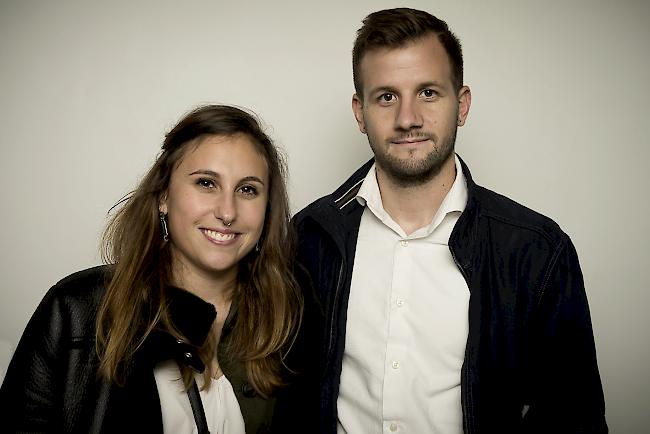 Isabelle von Roten (24) und Claudio Millius (27), Raron.