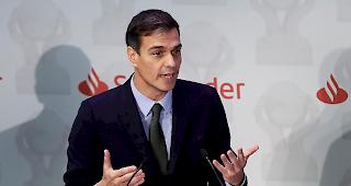 Fussball-WM 2030. Spaniens Ministerpr&auml;sident Pedro Sanchez strebt eine gemeinsame Bewerbung mit Marokko und Portugal an.