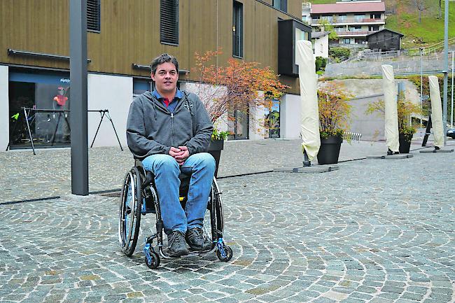 Marco Seematter, Präsident des Rollstuhlclubs Oberwallis.